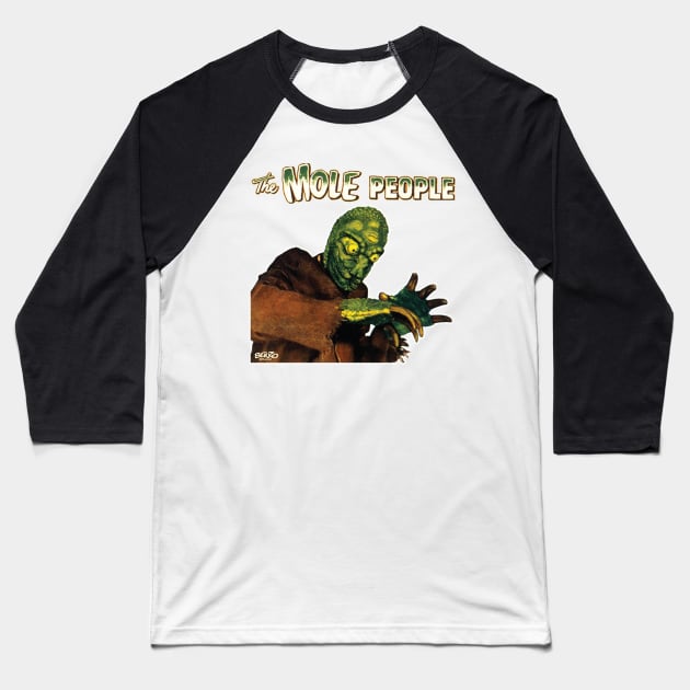 The Mole People Baseball T-Shirt by BonzoTee